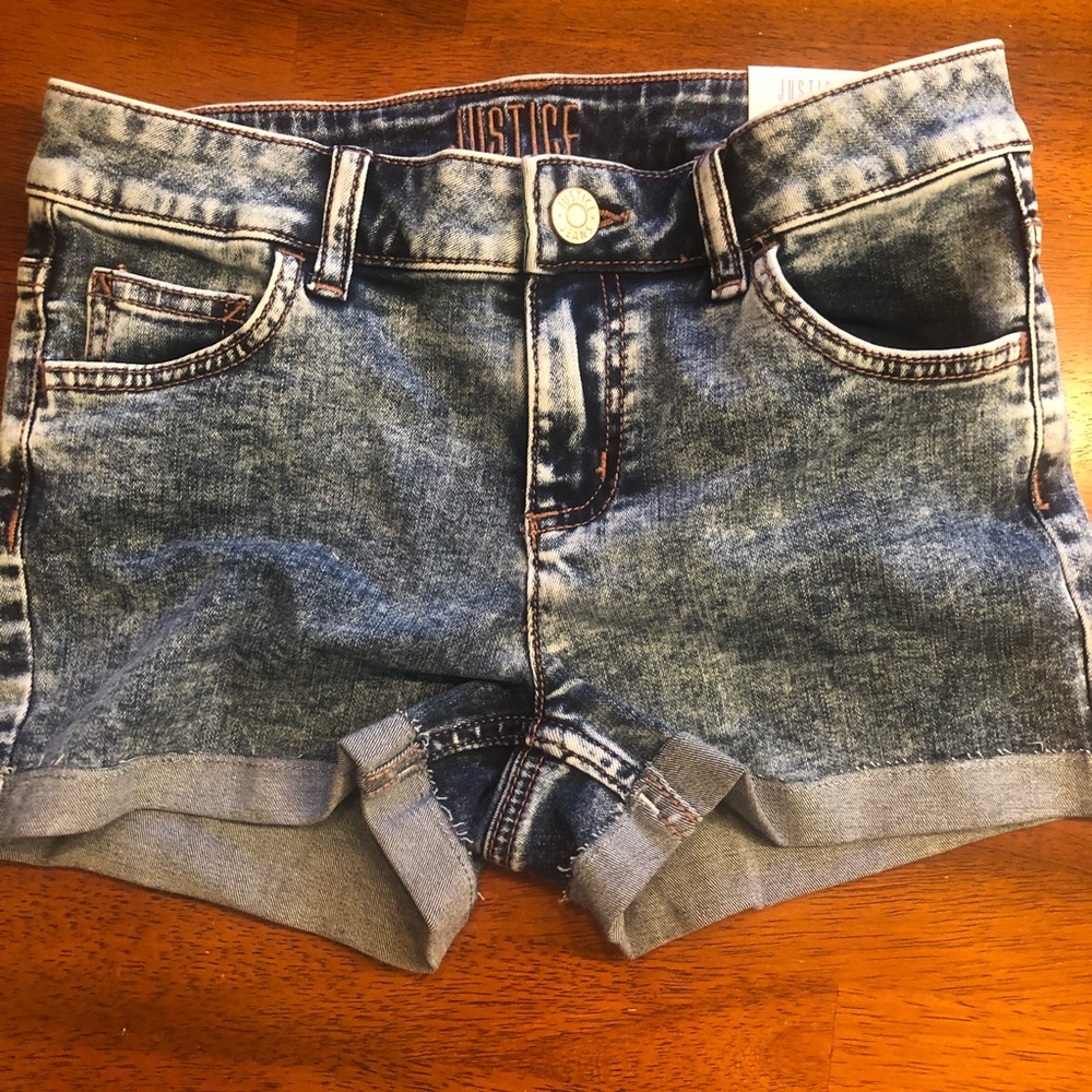 Justice Acid Wash Classic Shorts